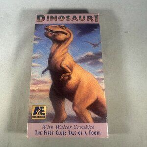 Dinosaur! The First Clue: Tale Of A Tooth 1993 VHS Walter Cronkite